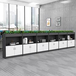 Office Low Cabinet Storage Cabinet Simple Modern Office Area File Cabinet Partition Flower Trough Cabinet Information Storage Locker