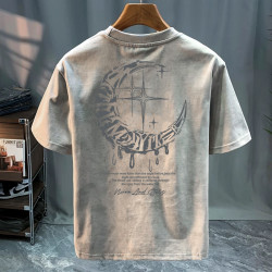 Outlet~ Brand Store Clearance Spring/Summer Fashion Trendy New Men's and Women's Cool Printed Short-Sleeve T-Shirts