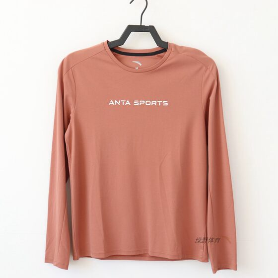 
ANTA men's long-sleeved T-shirt autumn and winter warm, comfortable and breathable running training sports sweater 152445411U