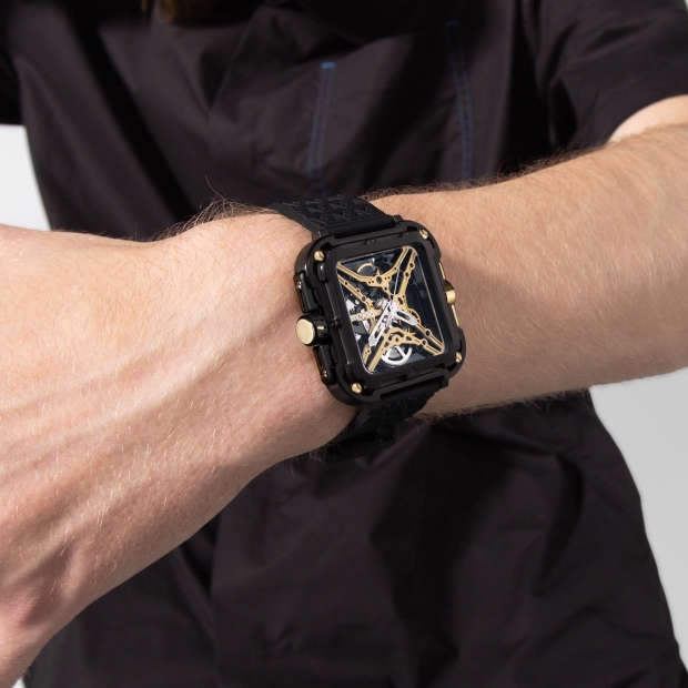 CIGA玺佳钛合金版镂空机械表手表