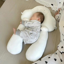 Baby Shaping Pillow for Babies 0 to 6 Months and Above, Soothing Pillow to Correct Head Shape, Sleep Aid for Side Sleeping and Breastfeeding