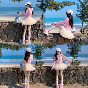 
Adult tutu skirt, summer Internet celebrity parent-child wear, tutu skirt, children's mesh cake skirt, mother-daughter wear short skirt