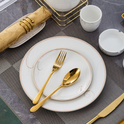 Hotel round bowl ceramic tableware
