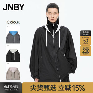 
[New for autumn and winter] JNBY/Jiangnan Buyi 25 new autumn windbreaker loose hooded long sleeves 5P8911700
