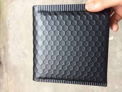 Ready Stock Composite Black Courier Bag 18X18Cm Courier Bubble Bag Square Thickened Shockproof Courier Bubble Bag