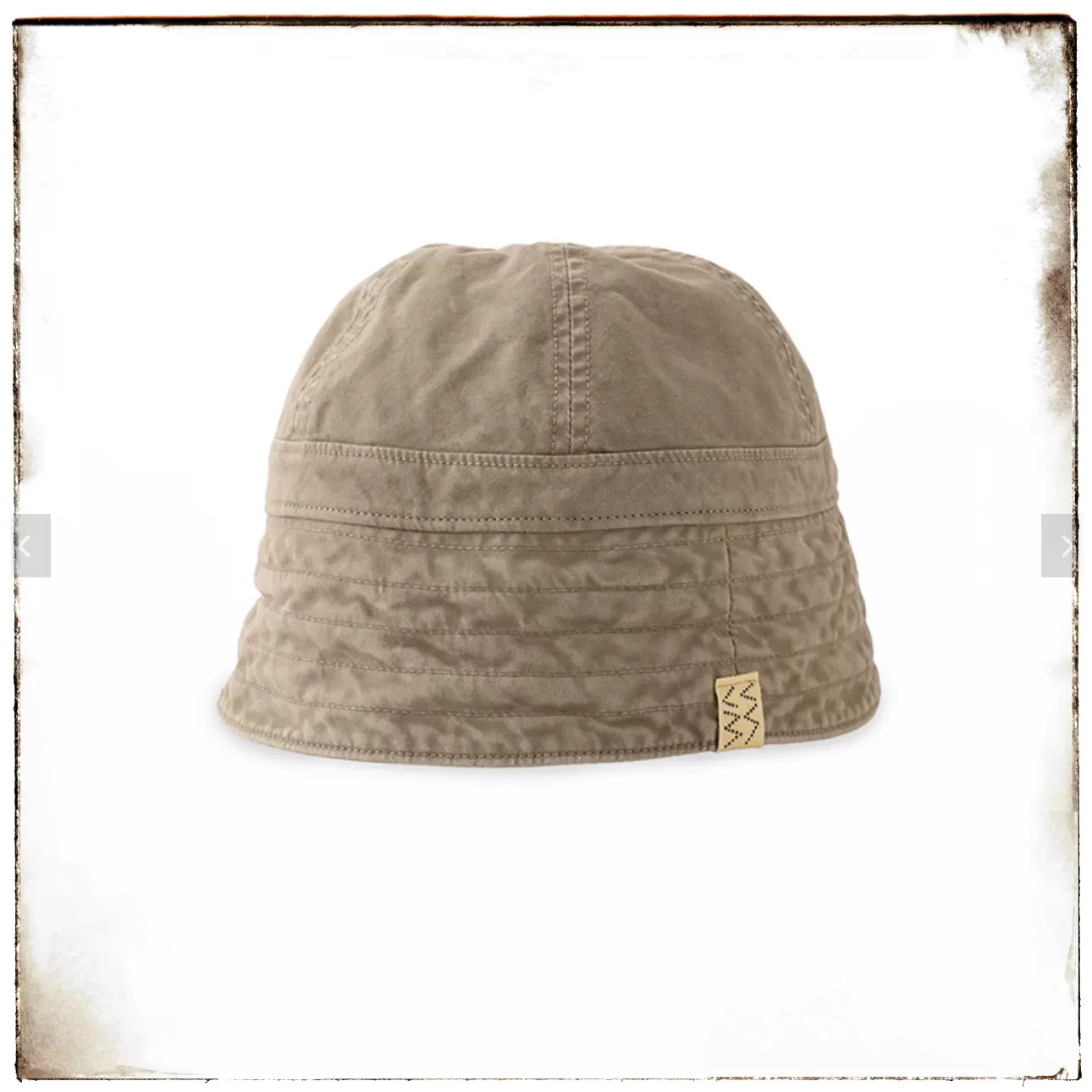 现货VISVIM 22SS 春夏BIKER HAT (FR VEG.LB) 法国植鞣皮机车帽-Taobao