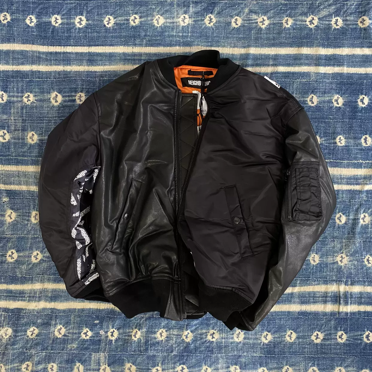 W1. VE / JACKET. WTAPS×NEIGHBORHOOD MA-1 EAST TOUCH - FASHION