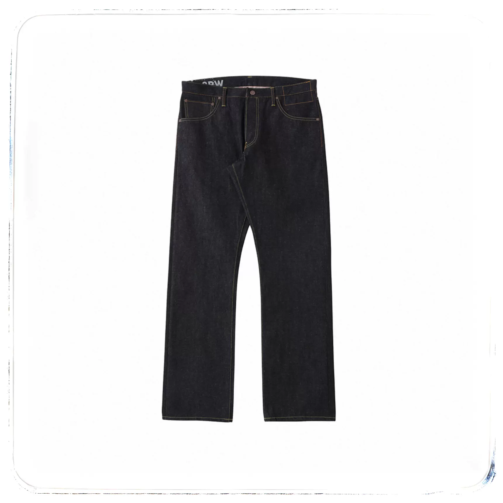 代购VISVIM 25AW SOCIAL SCULPTURE 01 WIDE DMGD-44 破坏牛仔裤