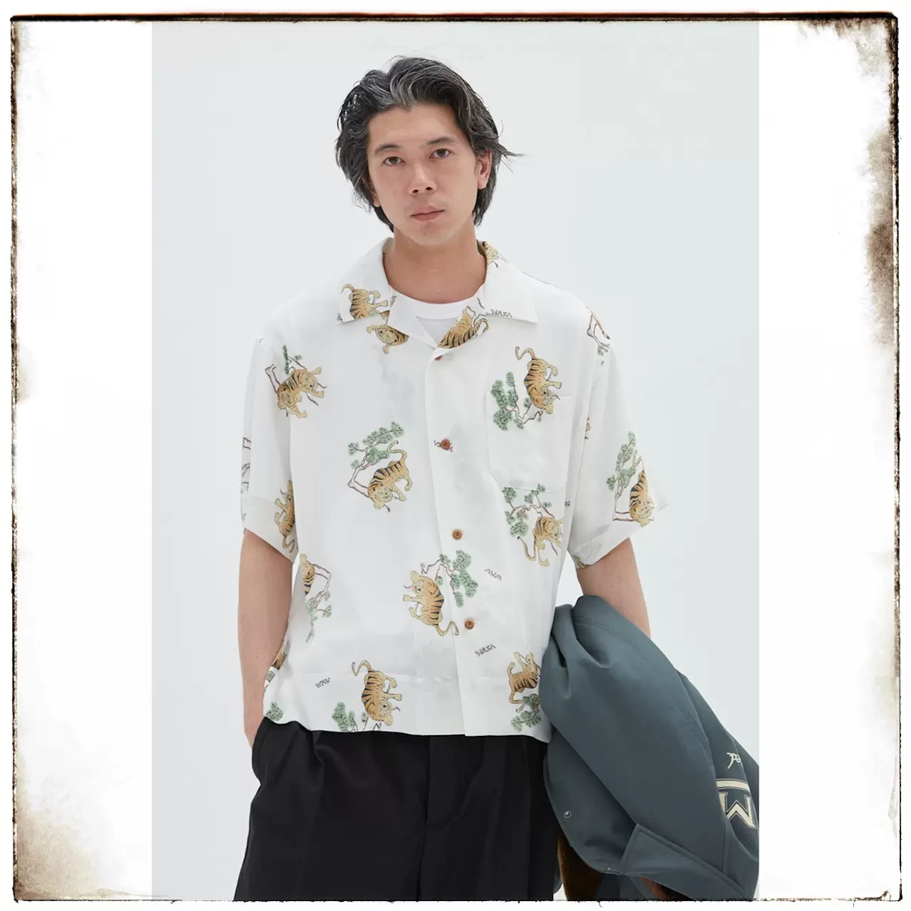 希少品　visvim S/S TORA (SILK)半袖シャツ ベージュ 希少品 visvim S/S TORA (SILK)半袖シャツ ベージュ メンズ