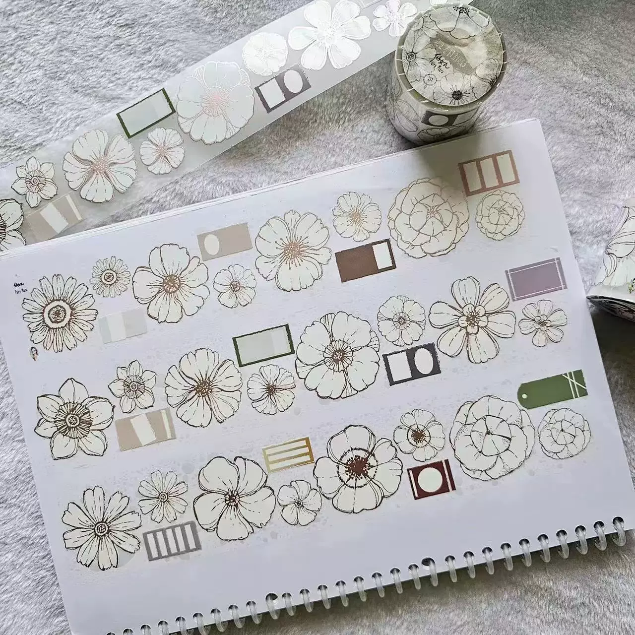 ♡海外マステ♡ 仙女丸 さん 圖文不符花語