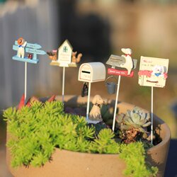 Japanese-Style Zakka Gardening Miscellaneous Goods Succulent Flower Inserts Flower Pot Pendants Balcony Ornaments Cute Animal Decorations Landscaping