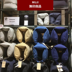 Japanese Muji U-Shaped Pillow Portable Airplane Travel Pillow Car Neck Pillow Nap Pillow U-Shaped Neck Support Pillow