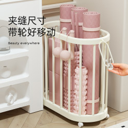 Ju cute yoga mat fitness equipment storage basket