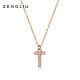 ZENGLIU26 letter necklace for women ins cold style niche design sense pendant simple versatile collarbone chain jewelry