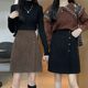 Corduroy skirt 2024 autumn and winter new Korean version slim single-breasted versatile hip-covered mid-skirt ins trendy fat mm