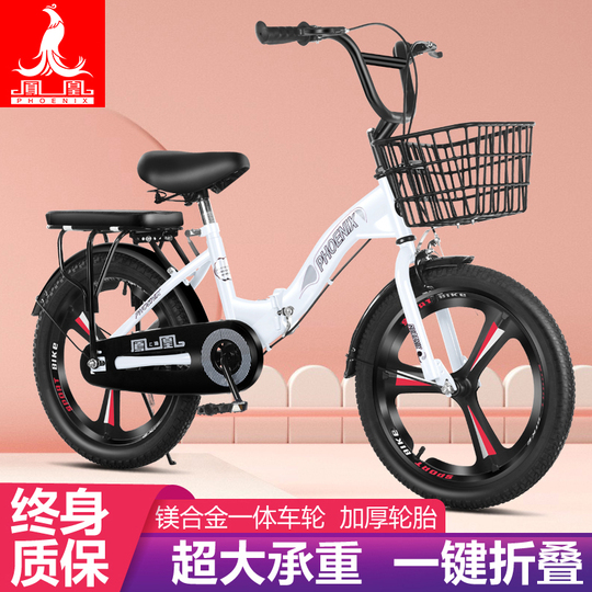 Phoenix Folding Bicycle for Kids 6-14 Years - 20 Inch High