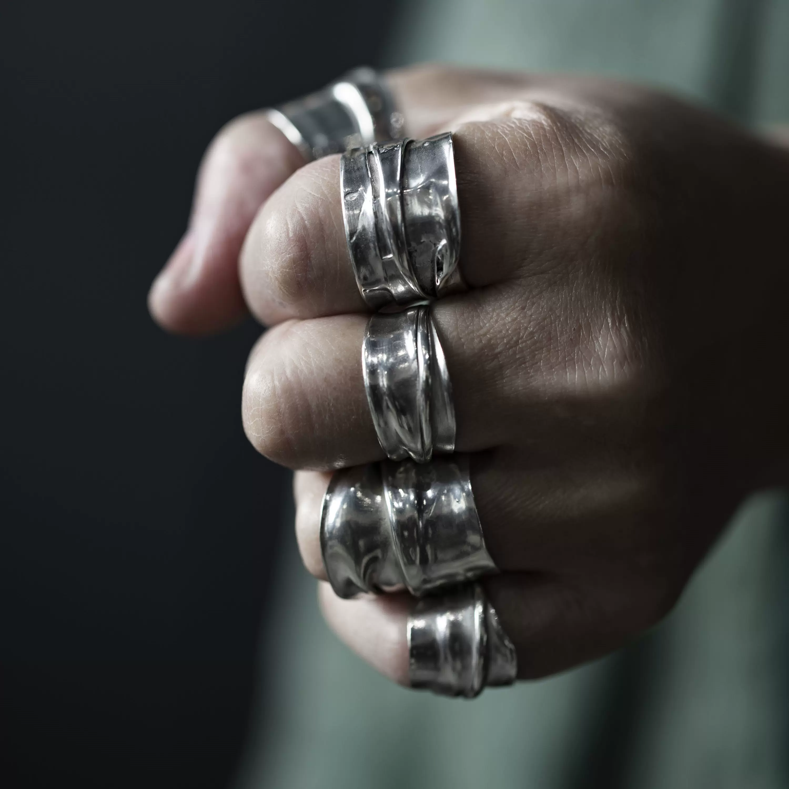 12/31まで　UMAWANG × DETAJ HERB SILVER RING UMA WANG × DETAJ HERB SILVER RING UMA WANG × DETAJ, PAIR BANDAGE