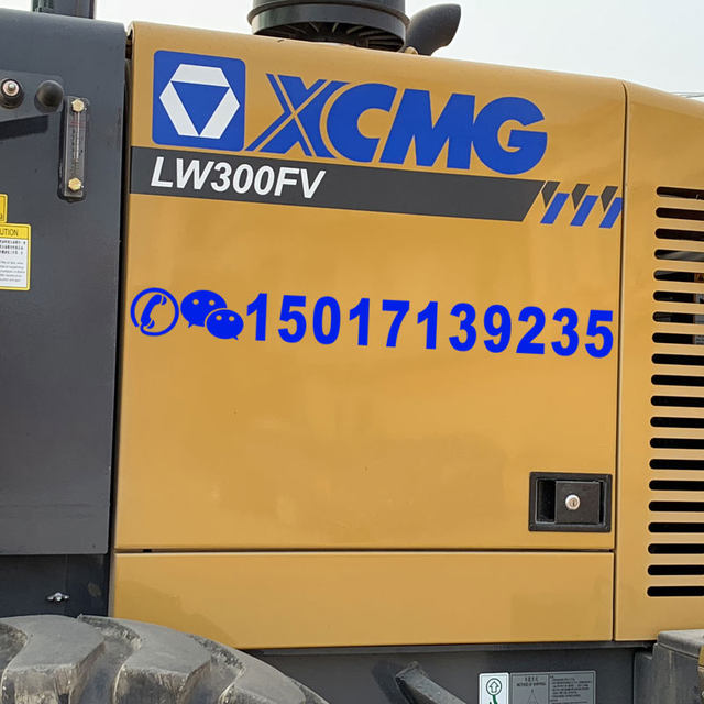 Excavator rental phone number sticker truck crane mobile phone digital