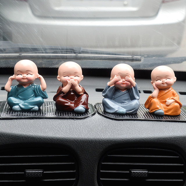 Creative Car Ornaments, Swinging Four Novice Monks, Safe And Sound 