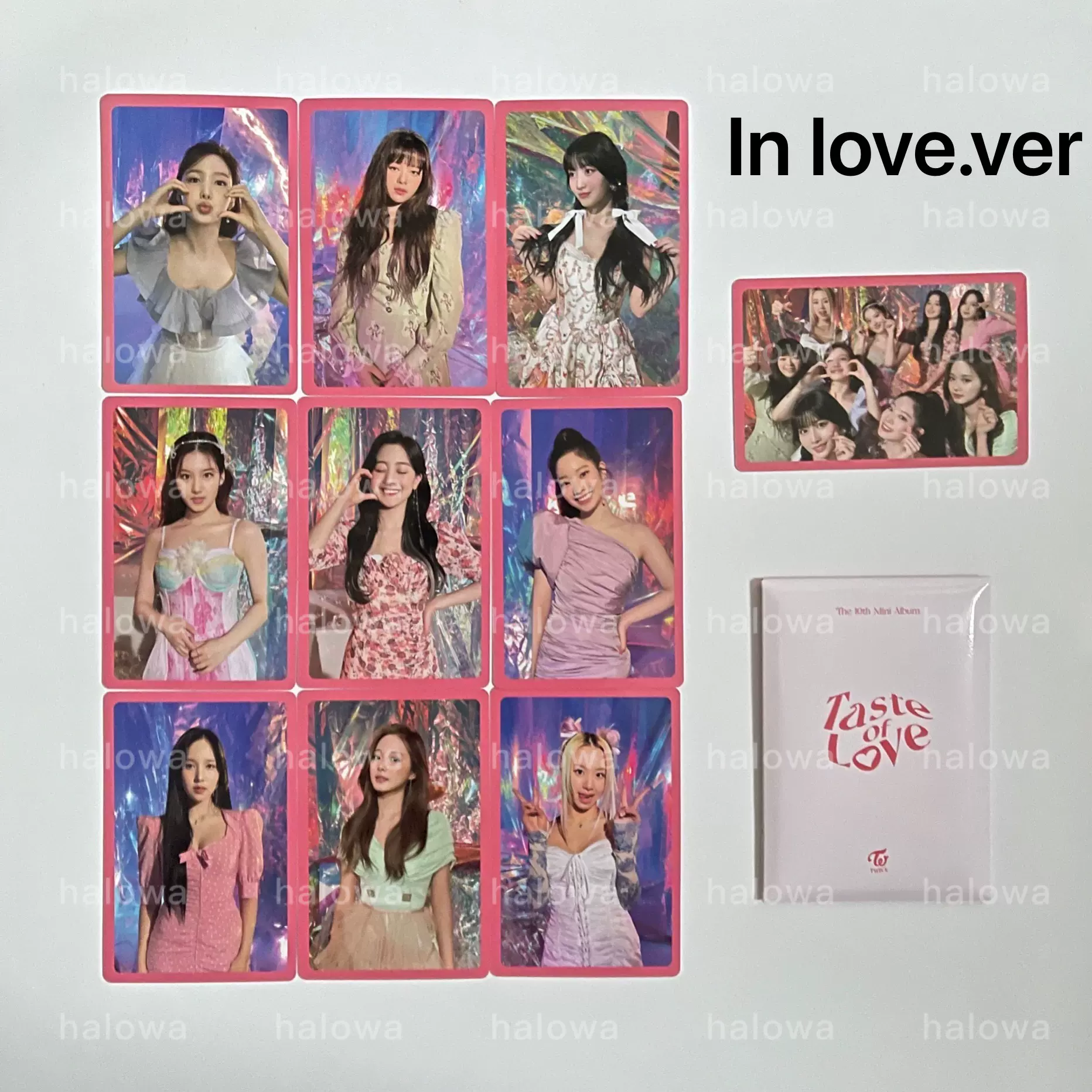 TWICE taste of love ミニポスター yes24 特典 セット TWICE taste of love ミニポスター yes24 特典 セット 初回限定