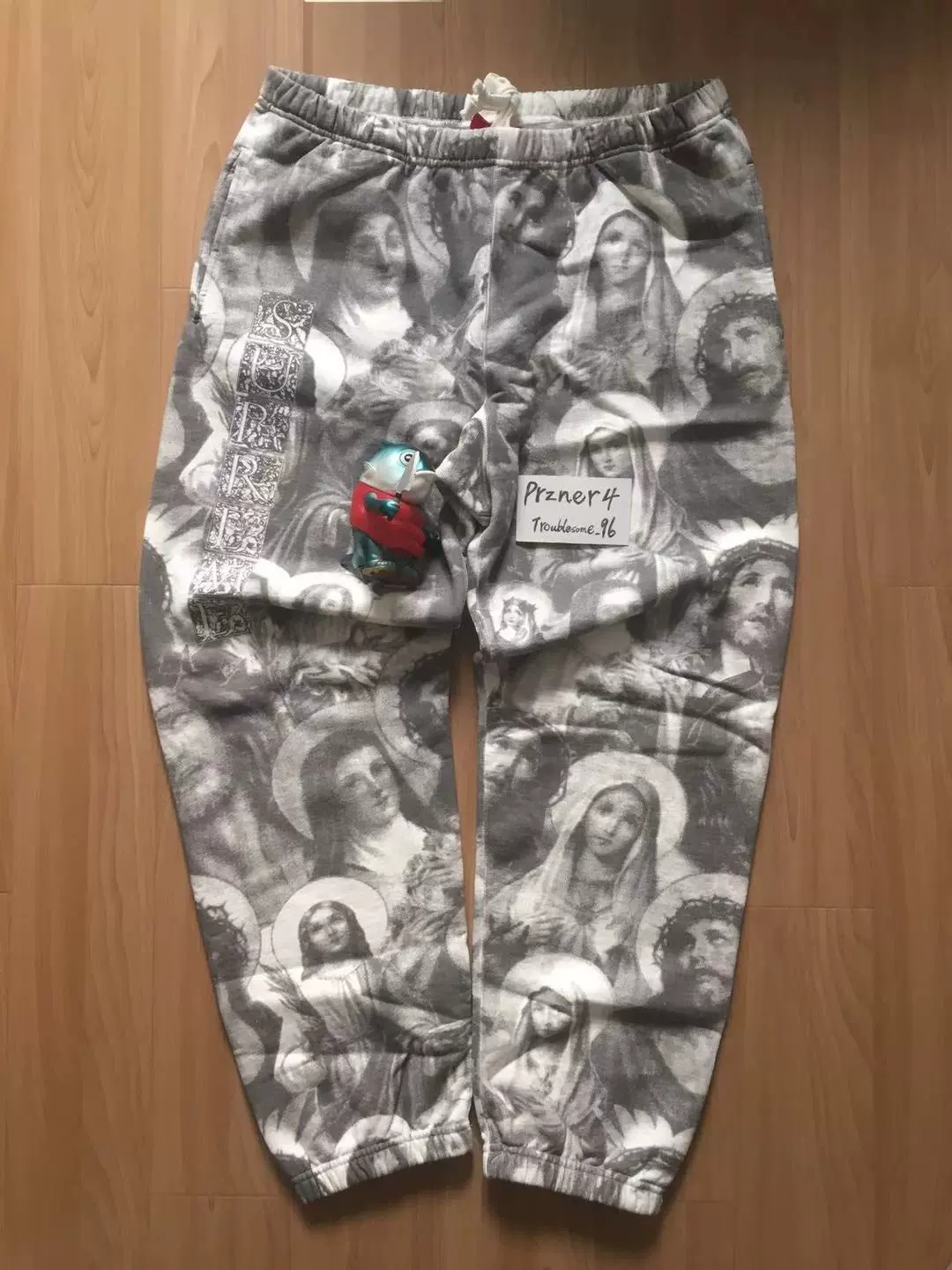 Supreme Jesus And Mary Sweatpant 18FW 褲子 衛褲-Taobao