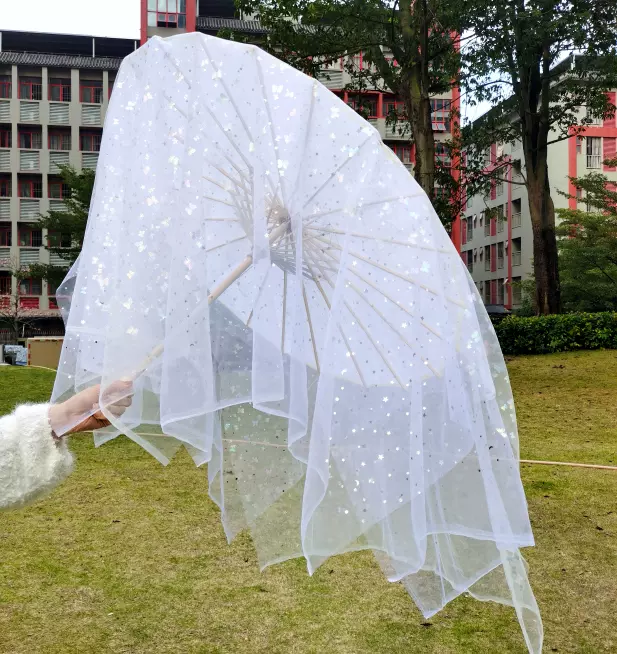 古典江南油纸伞古风流苏花伞汉服舞蹈演出道具吊顶装饰旗袍走秀伞