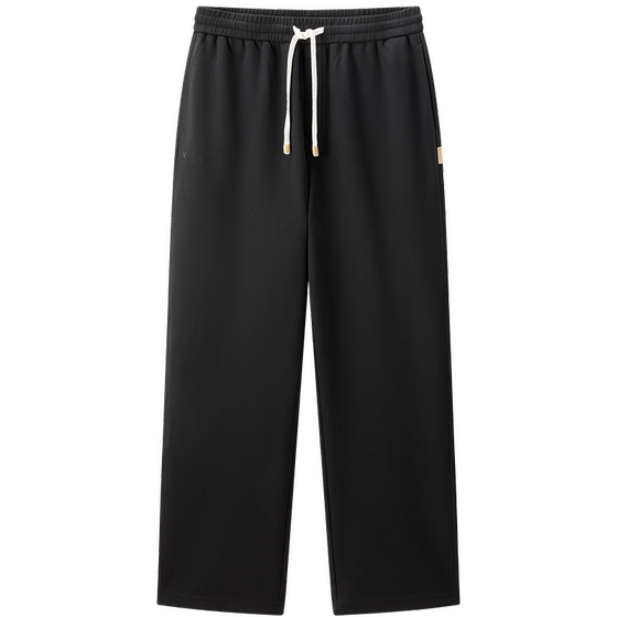 
Peacebird men's texture trousers autumn loose contrast drawstring casual pants waffle versatile sports pants men