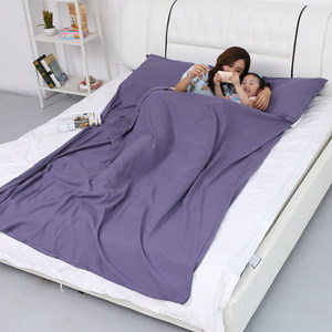 Outdoor dirty sleeping bags for business trips, hotels, hotels, trains, transportation, hygiene, couples, double beds, single sheets, pure cotton, single sheets