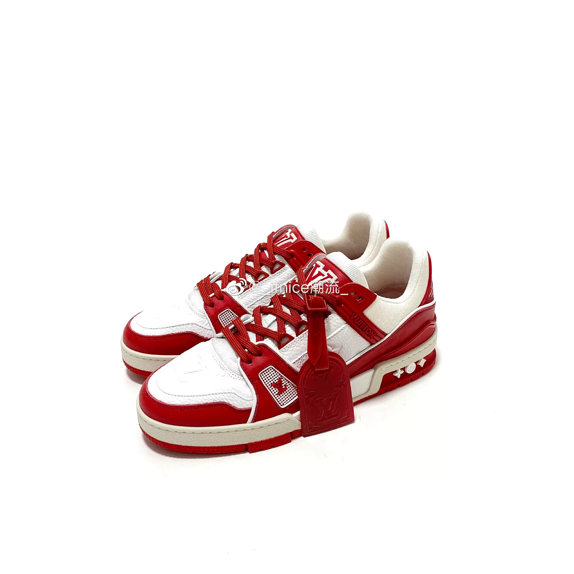 LOUIS VUITTON LV Trainer 'White Red' 1ABLXH