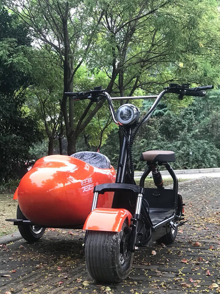 小哈雷电动边三轮,什么牌子好,柠檬乖乖