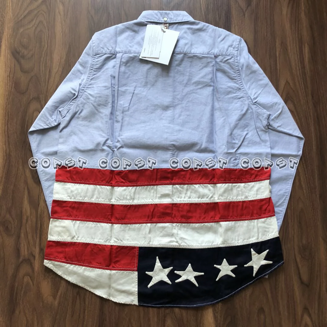 现货」VISVIM LUNGTA B.D.STARS SHIRT L/S(GIZA OX) 国旗衬衫-Taobao