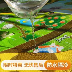 Baby and Children's Crawling Mat, Non-Toxic, Odorless, Double-Sided, Thickened, Foldable, Non-Slip Floor Mat for Home Use in the Living Room