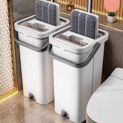 2025 New Model Hands-Free Flat Mop for Home Use, One-Sweep Clean Large Mop, Scraper Mop, Lazy Person's Magic Tool for Cleaning Floors