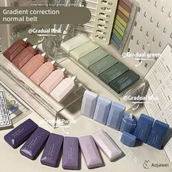 Correction Tape, Silent, for Students, Simple, High Aesthetic Value, Gradient Color, Large Capacity, Affordable, Small Size, for Girls, Correction Tape for Elementary and Middle School Students, Portable Error Correction Tape