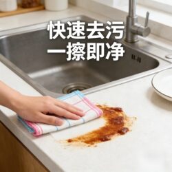 Household Cleaning Hand Towel for Washing Dishes, Non-Greasy, Easy to Clean, Kitchen-Specific Dishwashing Towel, Cotton Rag, Absorbent and Lint-Free