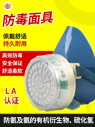 Mặt nạ chống khí Mặt nạ phun khí hóa học Mặt nạ bảo vệ Công nghiệp chống amoniac chống hydro sunfua Thương hiệu Earth 2001-4