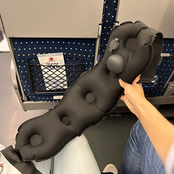 Airplane Lumbar Pillow, Lumbar Support Cushion, Long-Distance High-Speed Rail Travel, Sleeping, Car Riding Tool for Patients with Back Pain, Inflatable Lumbar Belt