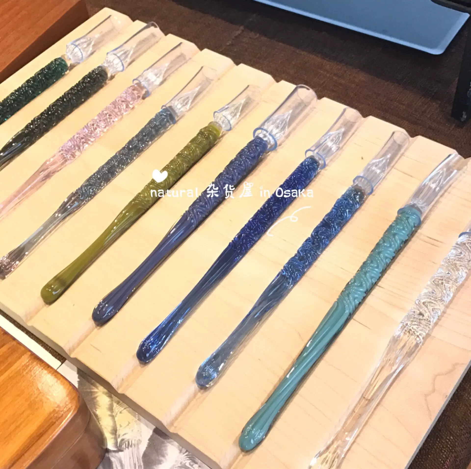 日本川西硝子細波灰限定手工玻璃筆