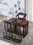 Ban công bàn trà kết hợp ghế văn phòng phong cách Trung Hoa mới nhà căn hộ nhỏ kung fu bàn cà phê nước sôi tích hợp bàn pha trà bàn pha trà bằng điện