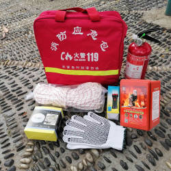 Fire emergency kit rental house home hotel fire extinguisher escape safety kit inspection fire equipment personal insurance suit