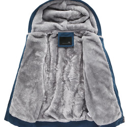 2025 Autumn and Winter Men's Sweatshirt with Fleece Lining, Thickened, National Trend Brand, Pullover Hoodie, Loose Fit, Plus Size, Couple's Casual Jacket