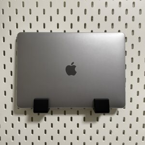 IKEA cave plate accessories notebook computer bracket IKEA SKADIS MacBook Pro
