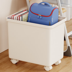 School Bag Storage Rack, Movable Narrow Model for School Classrooms, Storage Basket for School Bags with Wheels, Suitable for Middle School Students, Heavy-Duty Cart