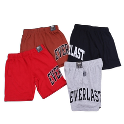 American boxing sports men's printed loose casual trousers knitted terry fitness running shorts