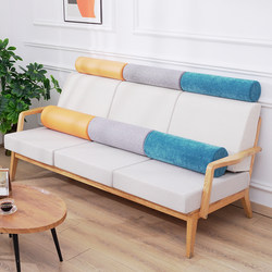 Sofa Headrest Cylindrical Cervical Pillow Lumbar Pillow Leg Pillow Sofa Cushion Living Room Headrest Round Pillow Office Lumbar Cushion