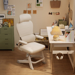 Computer Chair for Home Use, Adjustable Height, Ergonomic Desk Chair for Students, Comfortable for Long Sitting, Reading and Studying Chair for Middle and High School Students