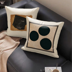 Nordic Abstract Geometric Minimalist Style Throw Pillow, Headboard Cushion, Bedroom Sofa Pillow, Office Cushion Pillow