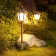 đèn pin led mini Đèn sân vườn năng lượng mặt trời, đèn sàn chống nước ngoài trời, đèn sân vườn biệt thự, đèn sàn, đèn đường gia đình siêu sáng ngoài trời đèn pin ánh sáng vàng Đèn ngoài trời
