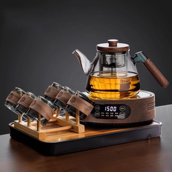 2025 New Model Tea Brewing Stove Tea Set with Tea-Water Separation, Office Kettle, Health Pot, and Stewing All-In-One