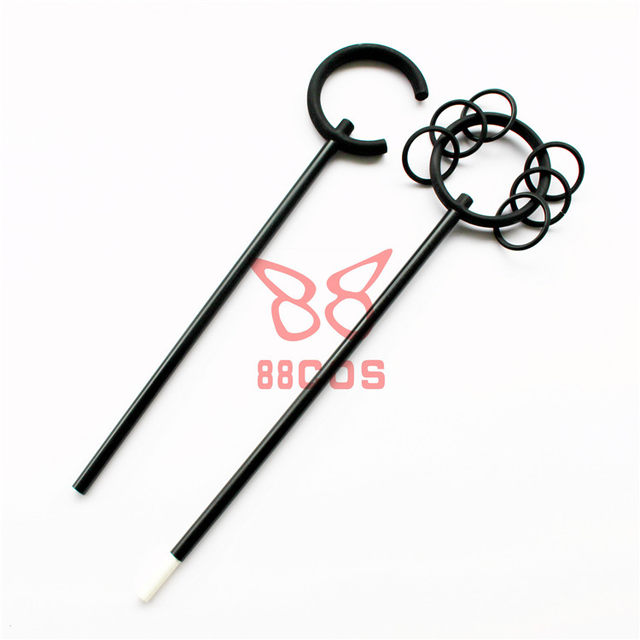 Naruto Six Paths Sage Zen Staff Otsutsuki Hagoromo Sage Six Paths Spotted Tin Staff weapon cosplay props